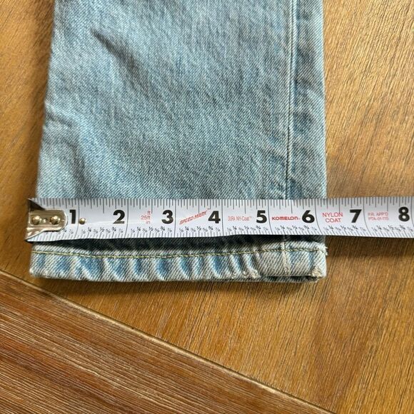 Etica Marcella Modern High Rise Cigarette Jeans Size 27 Light Wash Rip Current - Picture 8 of 14